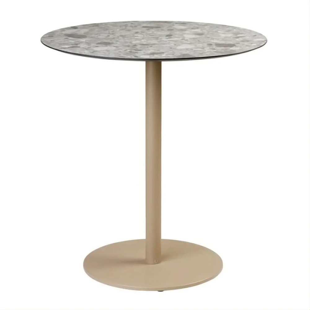 Стол металлический с круглой HPL столешницей Tiffany Round 5173 60-90х60-90х74 см